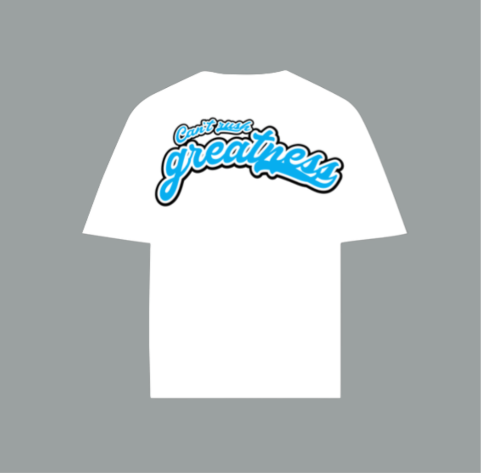 blue greatness tee