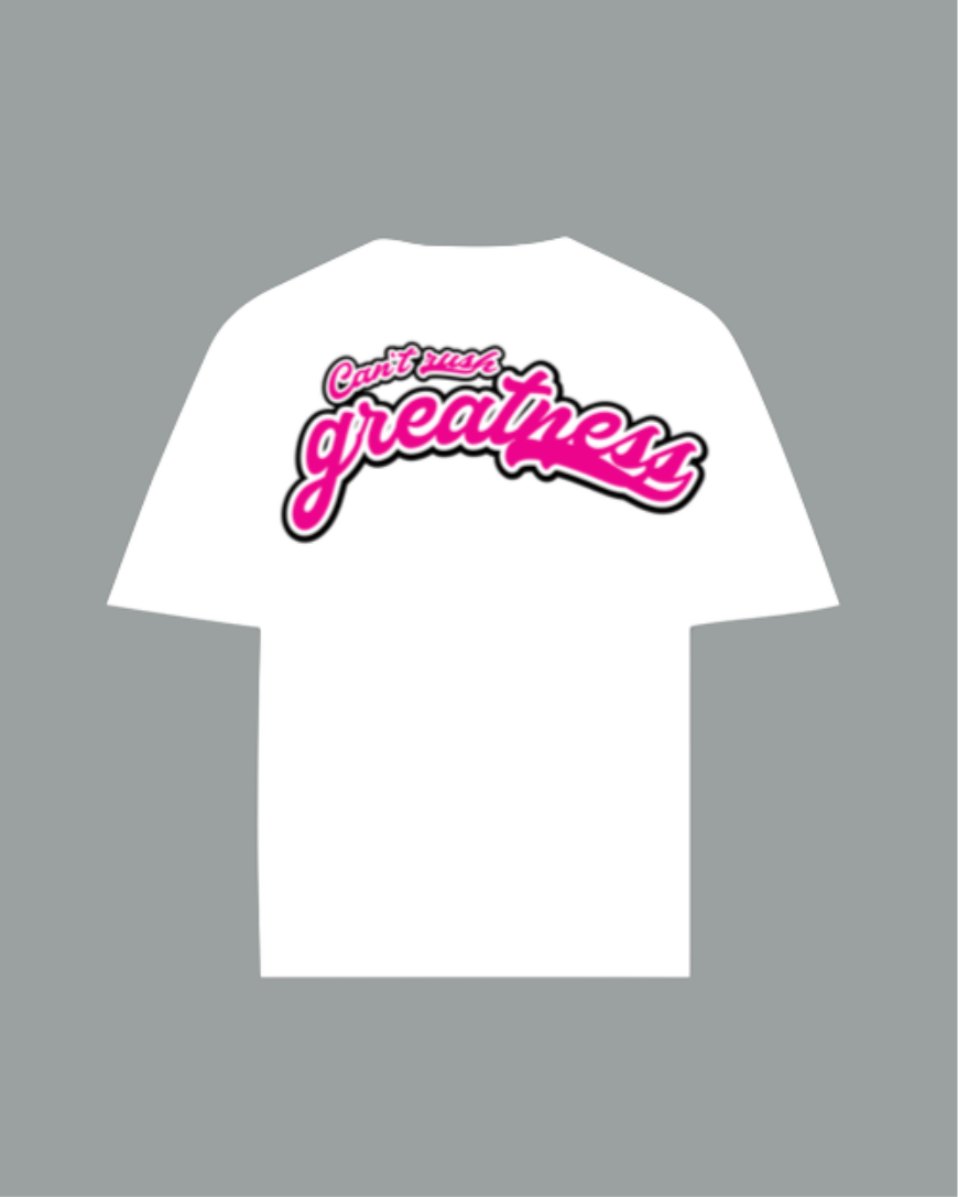 pink greatness tee